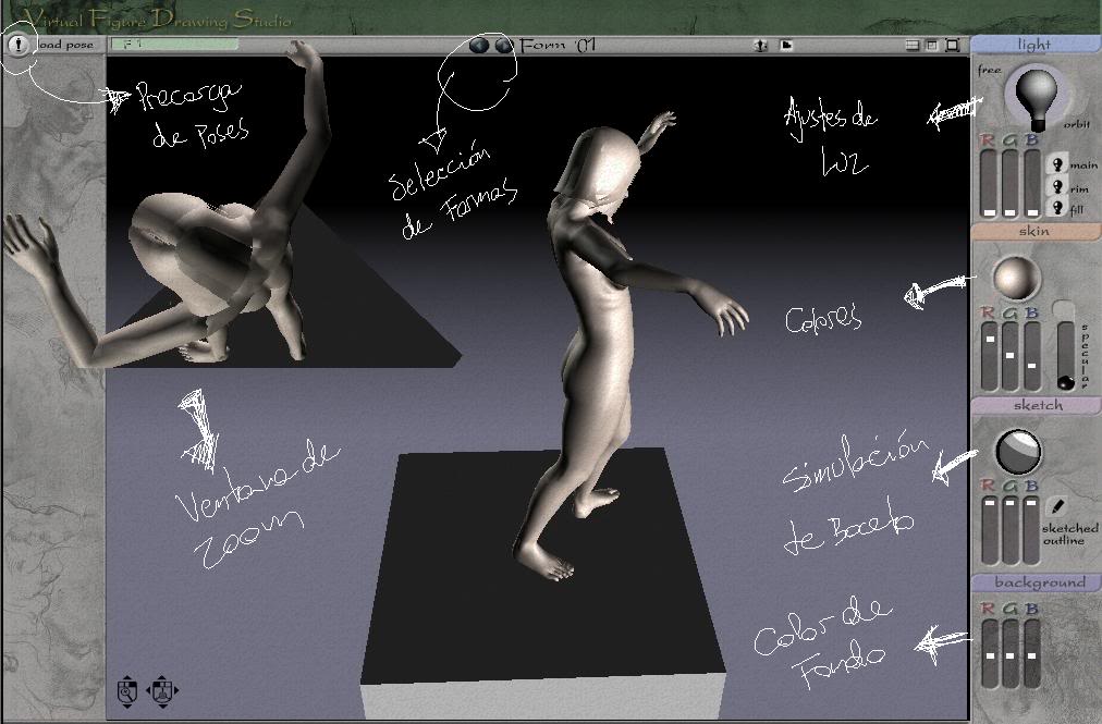 [Para Dibujantes] Pivotes Hombre/Mujer 3D, Indispensable VFDS_muestra3