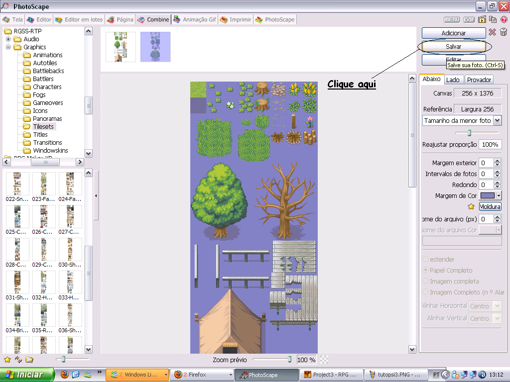Fundindo Tilesets com o Photoscape Tutopsi4