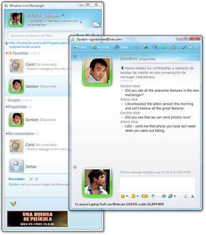 Messenger Live Beta Overview