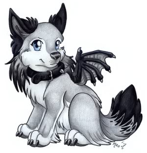 Staraxy, Danivia's Character Animedemonwolfpupwithwings