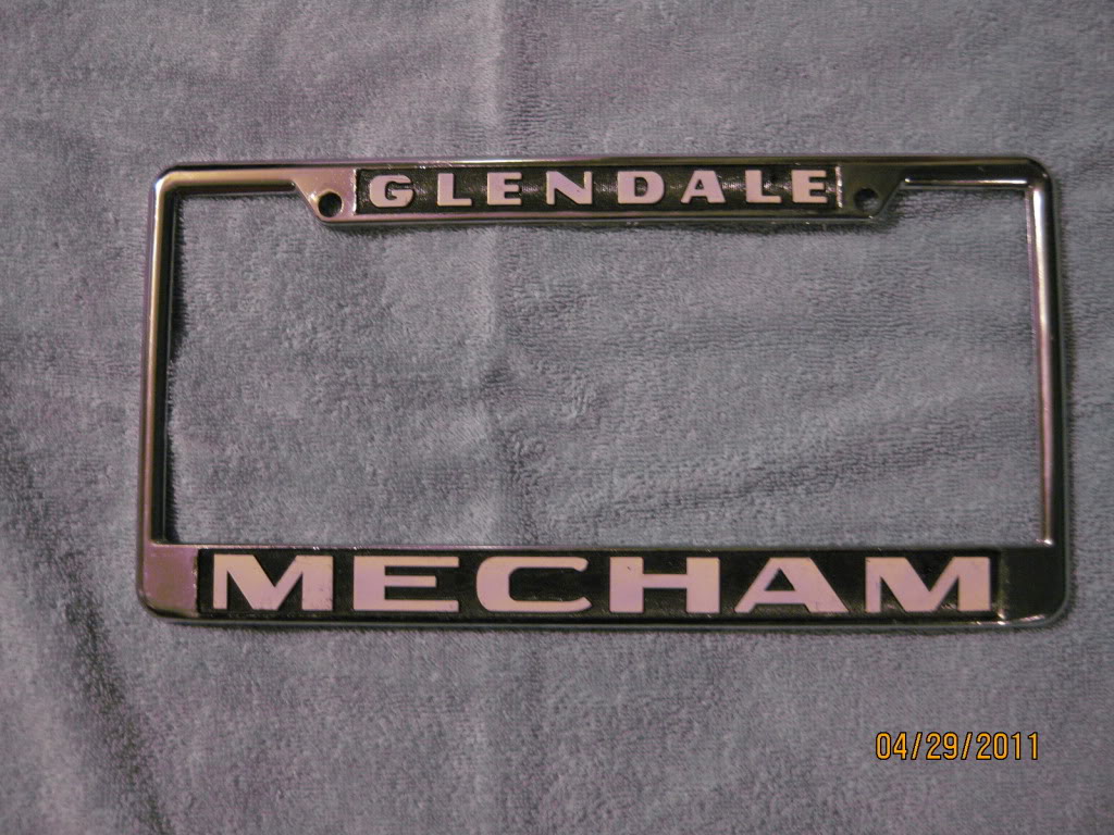 DKM, Mecham Racing, MSE, and Dennis Mecham MechamLicensePlate