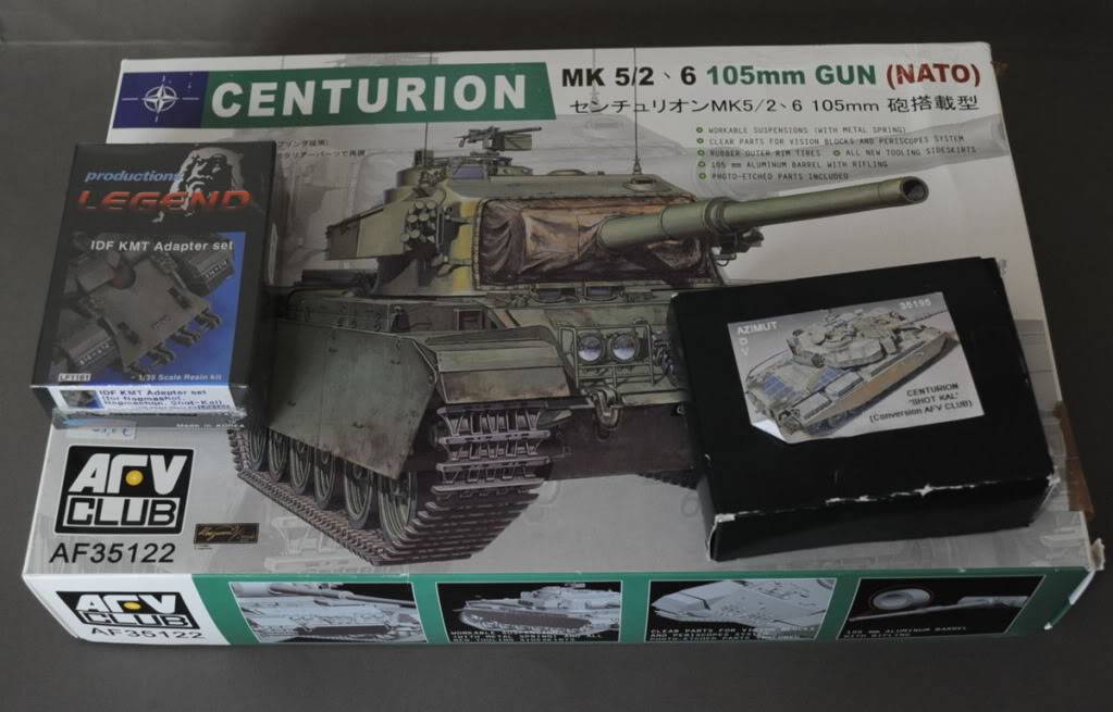 Centurion Shot-Kal Liban 1982 (1/35 AFV Club+Azimut+Legend) Boites