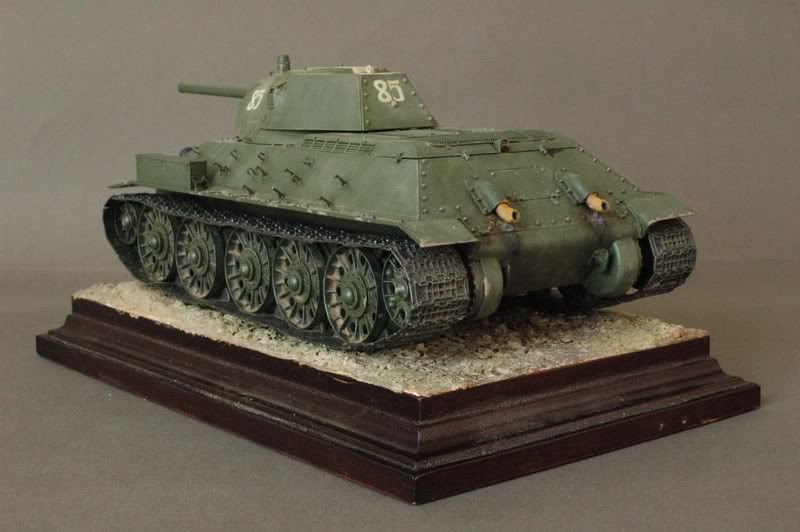 T34 STZ 1941 (Cyberhobby 1/35). Stzpainted3