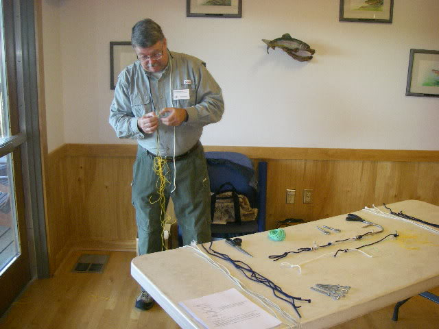 1st Basic Fly Fishing Clinic @ NCWRC Pechmann Center 1-7-12 IMGP6354