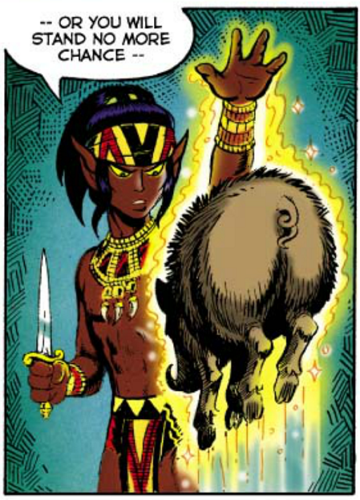 REFERENCE : MAGIC IN ELFQUEST P14_Levitation_OnAnimal