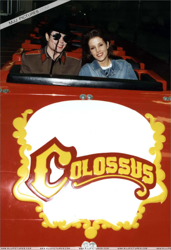 1995 - 1995- Michael & Lisa Marie visit Six Flags Amusement Park 001-55