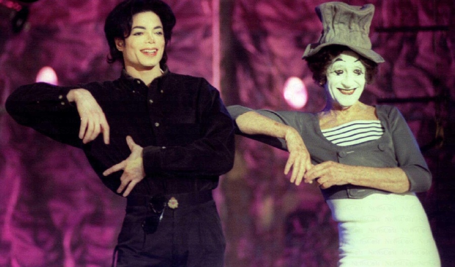 1995 - 1995 Michael with Marcel Marceau 50-2