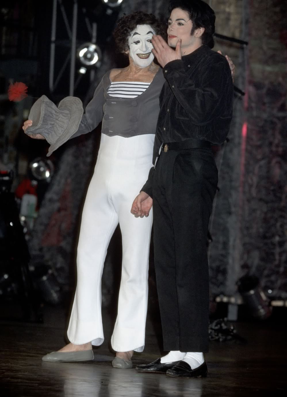 1995 - 1995 Michael with Marcel Marceau Marceau_01