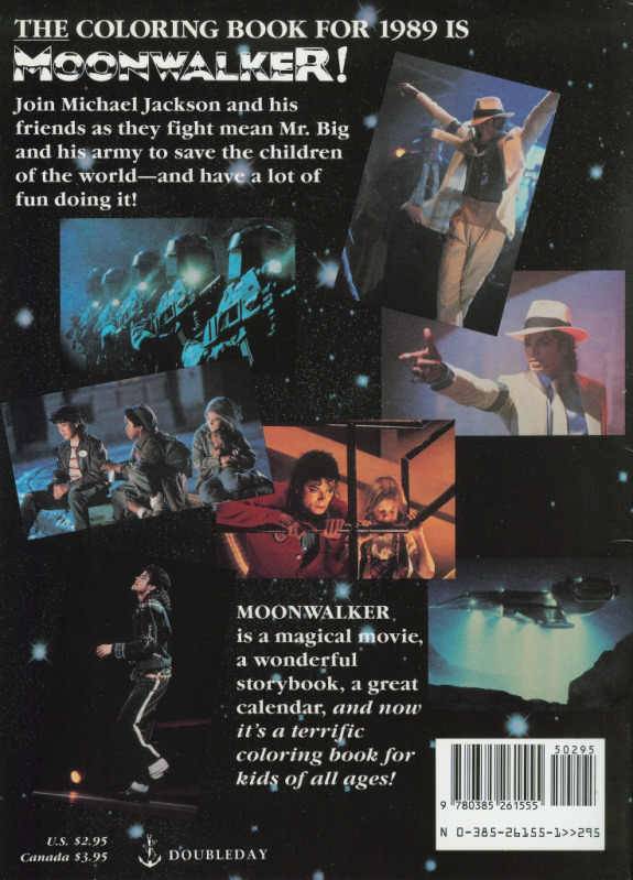 Moonwalker Coloring Book MJMoonwalkerCBback