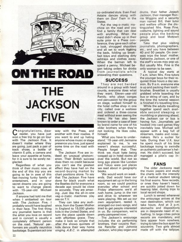 On The Road The Jackson Five 1974 01-1064