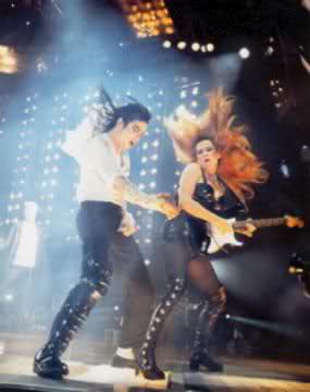 tour - Becky Barksdale, Lead Guitarist for Michael During the Dangerous World Tour 01-99