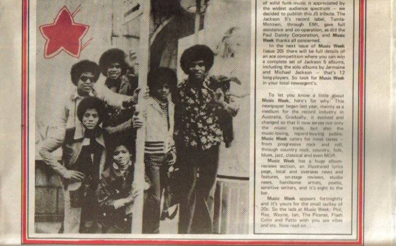 Music Week Jackson Five Special In Australia 1974 02-157