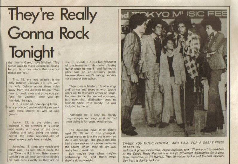 Music Week Jackson Five Special In Australia 1974 05-69