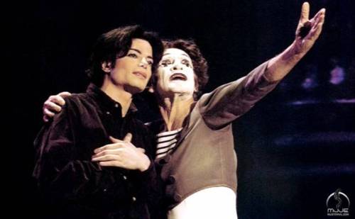 Michael Jackson and Marcel Marceau 07-21
