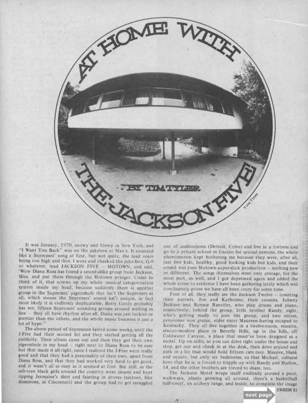 Creem Magazine Jackson Article September 1971 Creem1