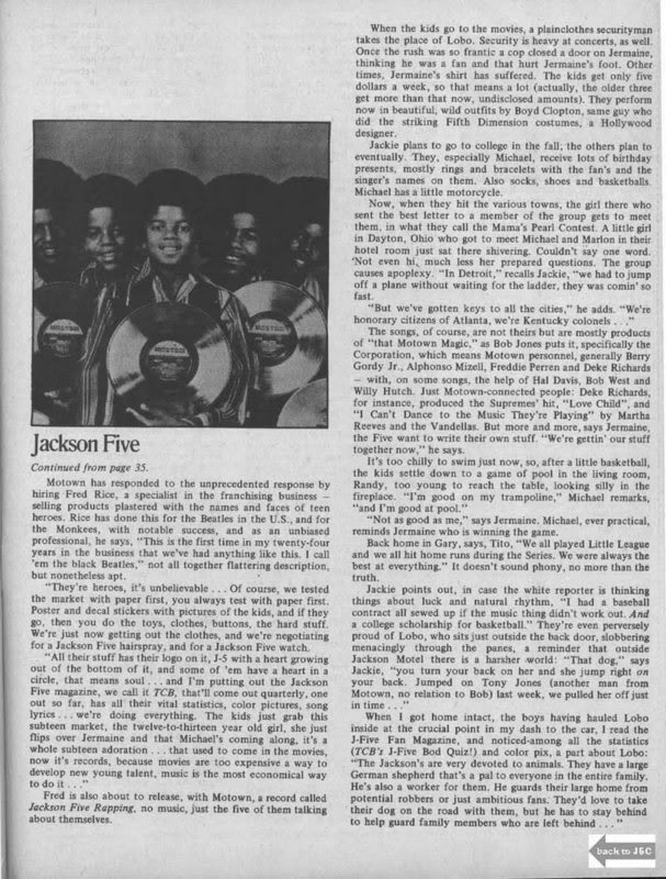 Creem Magazine Jackson Article September 1971 Creem6