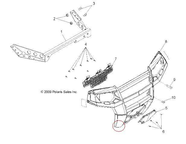 RZR S Front Bumper Bolts 10RZRS