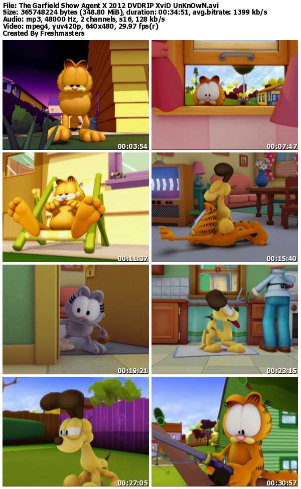 فيلم الأنيميشن والكوميديا الرائع The Garfield Show : Agent X 2011 مترجم 49345b087238b37c128e254689bc2c54