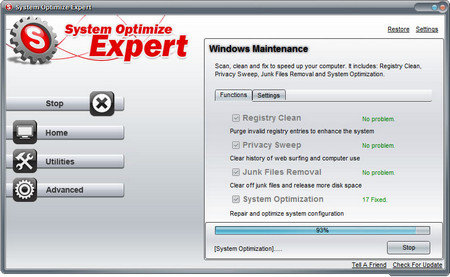 برنامج تسريع اداء الجهاز وتحسين كفائته System Optimize Expert 3.2.5.8 في اخر اصدار : تحميل مباشر D90893c771343c3953ea9a9031e20f81