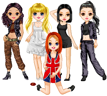 Blinkies, animation and dolls 2 SpiceGirls