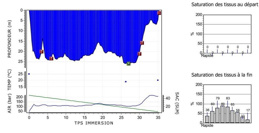 suunto - Paramètres de plongée Suunto (II) : saturation -désaturation Suunto_profile