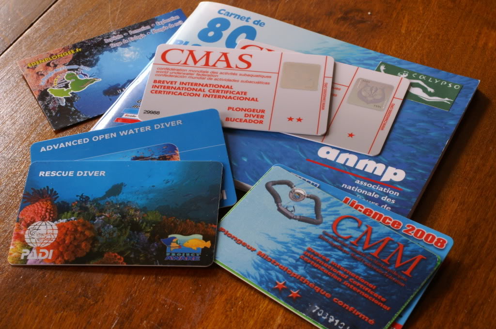 Go diving ! Cartes