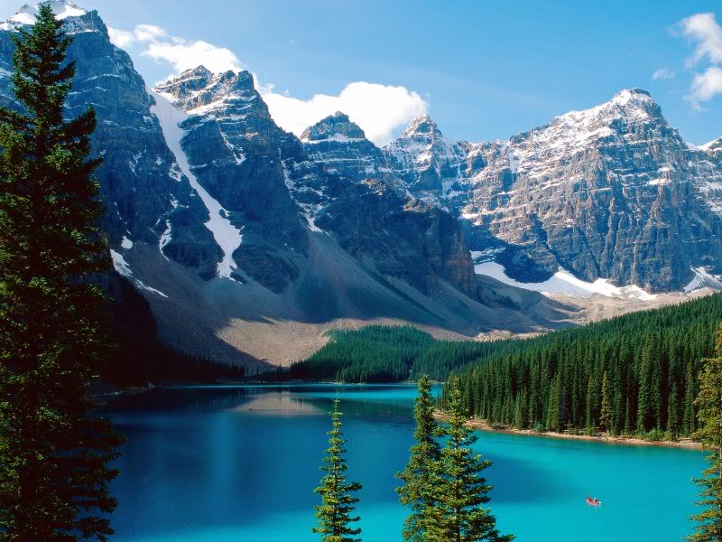 Photo du samedi 7 Juillet. Moraine-Lake_-Banff-National-Park_-