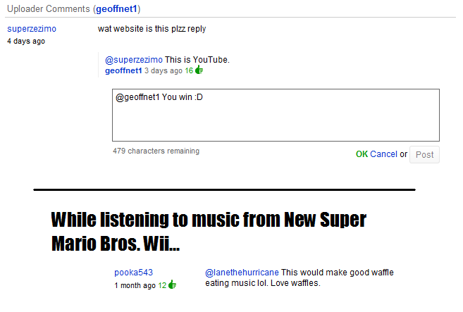 Funny Youtube/Facebook Comment Thread - Page 2 Youtube