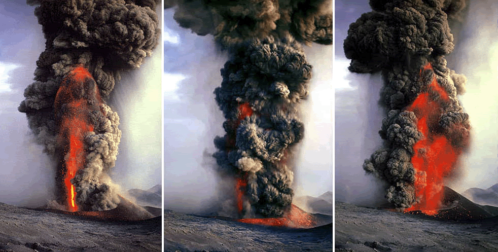   K : Volcanoes of the World (10 pages) Dddd