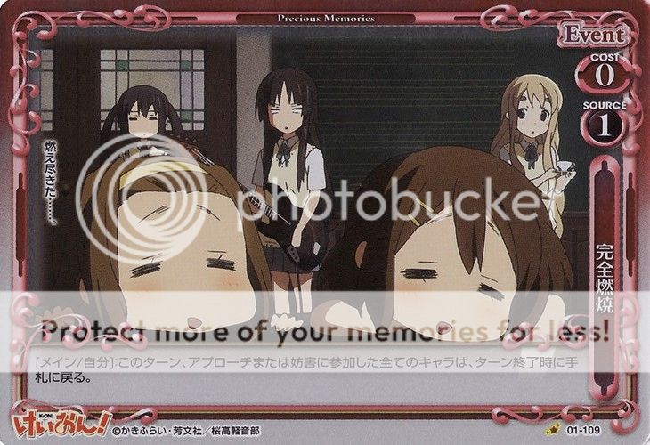 K-on けいおん! Part 1 中文咭表 1-109