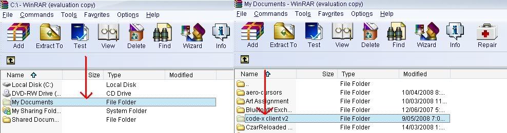 how to get client to work by w00lf OpeningDocumentsfolder