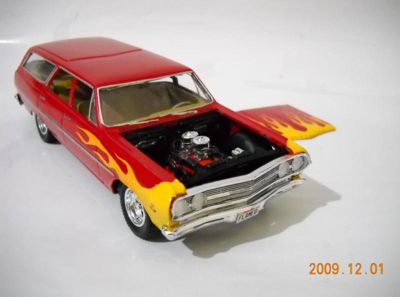 1965 Chevy Chevelle Wagon FLAMED 18-3