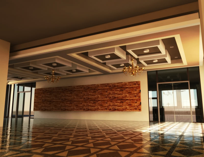 Lobby and Chapel Render Test - Mental Ray 1copy