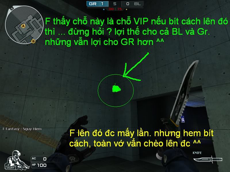 Chỗ Đứng ViP ở Map VNC F-Fantasy-1