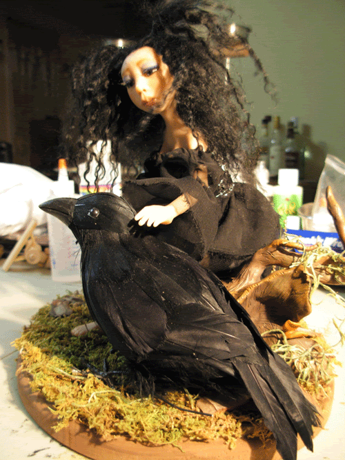 dark fairy wip Raven-and-the-crow2