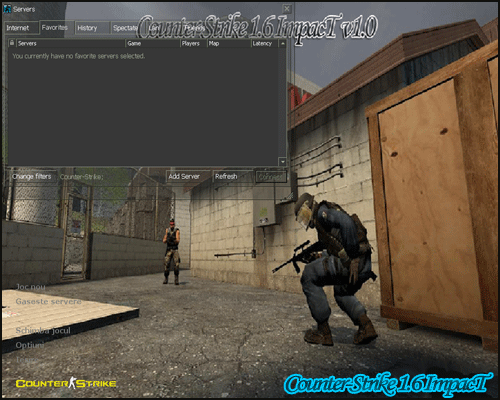 Counter-Strike 1.6 ImpacT 1.1 Meniu-Principal