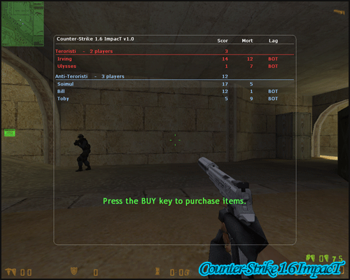 Counter-Strike 1.6 ImpacT 1.1 Tabel-Scor