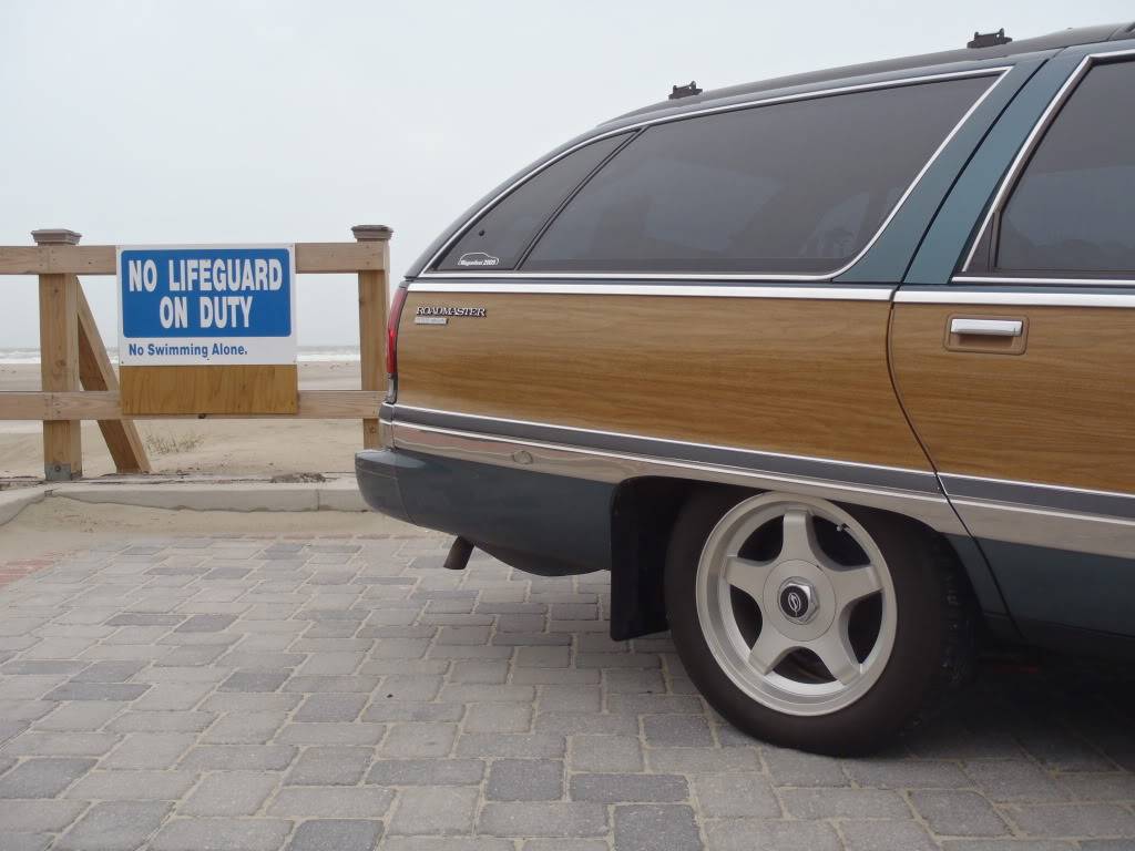 One set of polished woody trim for sale 1995/96 Roadmaster wagon P9300372