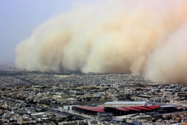 Fosotos impressionantes de tempestade de areia na Árabia Tempestade2