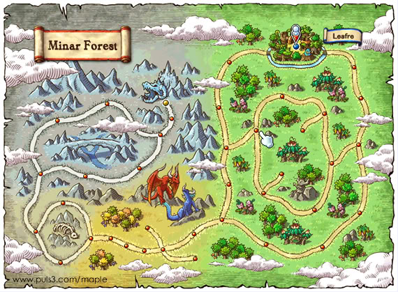 Mapas de Maple Story Leafre