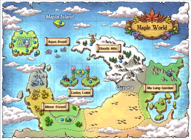 Mapas de Maple Story Mapleworld