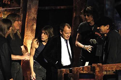 Some pics from AC/DC's hall of fame induction.... ACDCbeinginducted