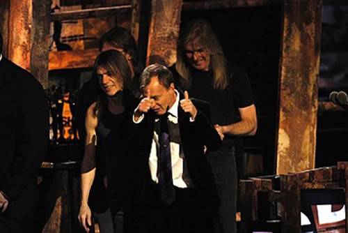 Some pics from AC/DC's hall of fame induction.... ACDCleavingthestage