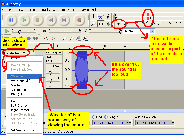 "Recording a voicebank with Audacity" For Dummies Audacity_step6