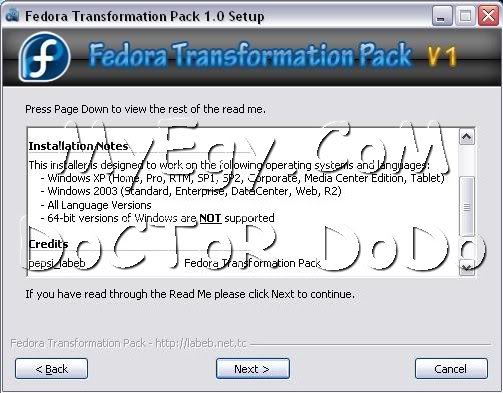 حـصــريا : باقة تحويل الويندوز Fedora Linux Transformation Pack Fedora3