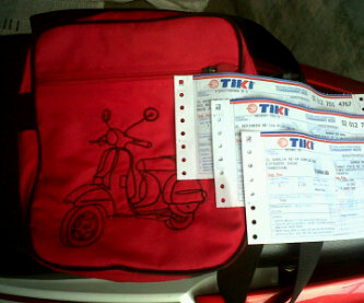 Tas Casual Logo Vespa Tss