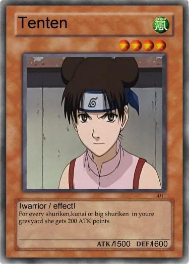 Naruto cards part 1 Tenten-1