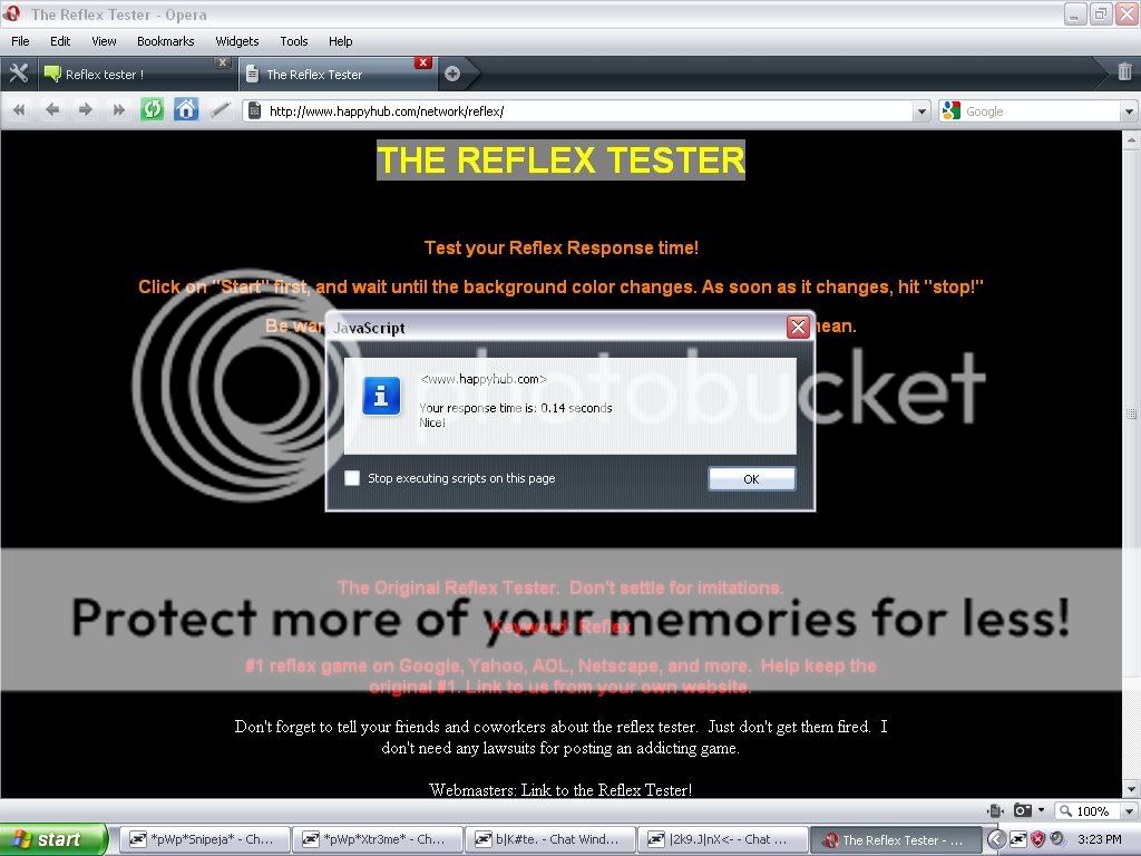 Reflex tester ! Reflx