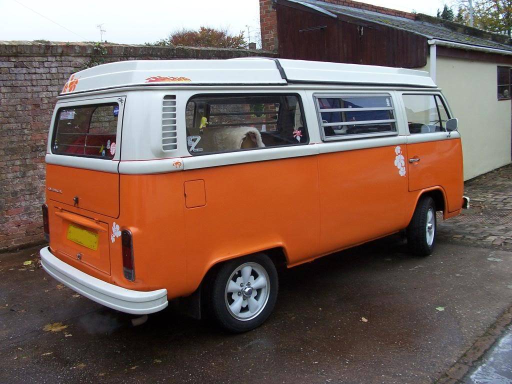 1974 bay westy "Cinders" Cindersebeautybehind