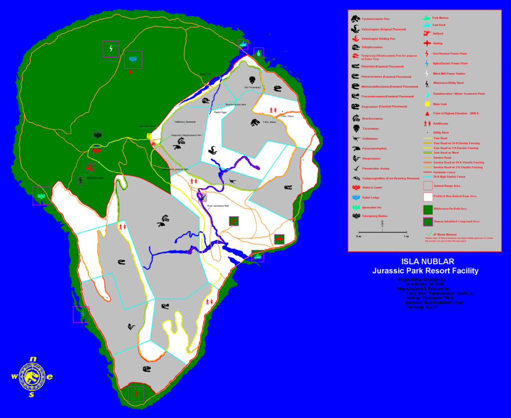 Jurassic Park Resort Facility map Th_IslaNublarMap-1